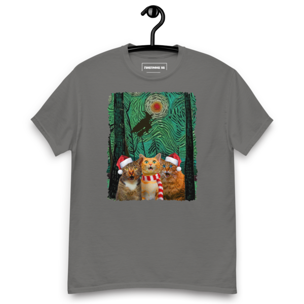 Three Cats at Christmas T-Shirt - Image 2