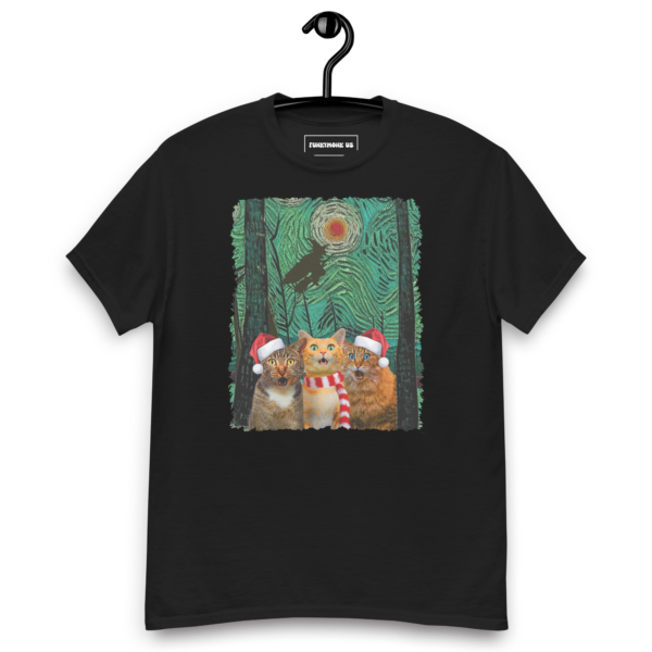 Three Cats at Christmas T-Shirt