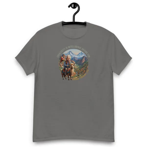 Explore, Discover and Live, Albert Einstein Graphic T-Shirt - Image 3