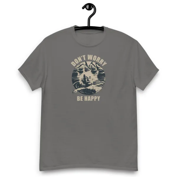 Albert is Happy at the Ocean Graphic Saying T-Shirt - Image 4