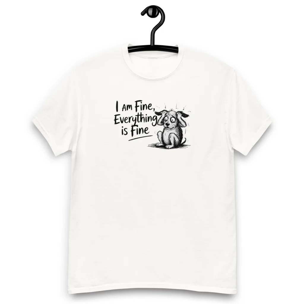 I am Fine, everything is fine, Sarcastic Graphic Saying T-Shirt