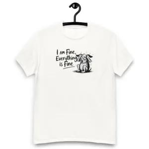 I am Fine, everything is fine, Sarcastic Graphic Saying T-Shirt