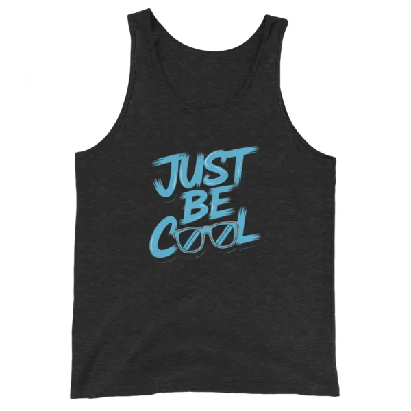 Just Be Cool Graphic Saying Tank Top - Image 3