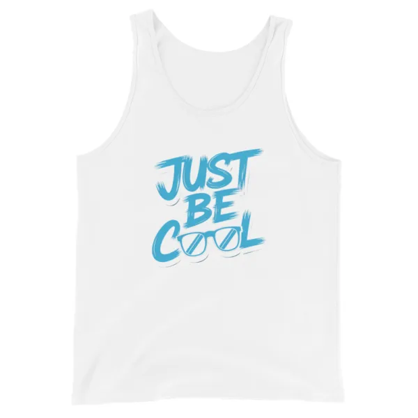 Just Be Cool Graphic Saying Tank Top - Image 2