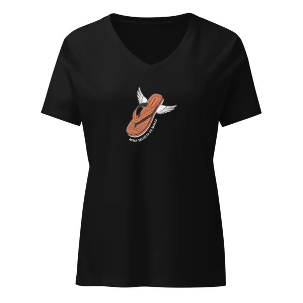 Womens Mom's Secret Weapon, Graphic V-Neck T-Shirt