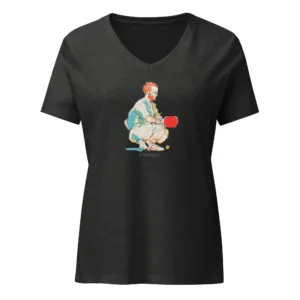 Pickleball Graphic V-Neck T-Shirt