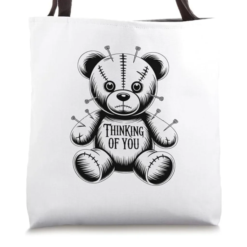 Thinking of You, Sarcastic Saying Graphic Tote Bag
