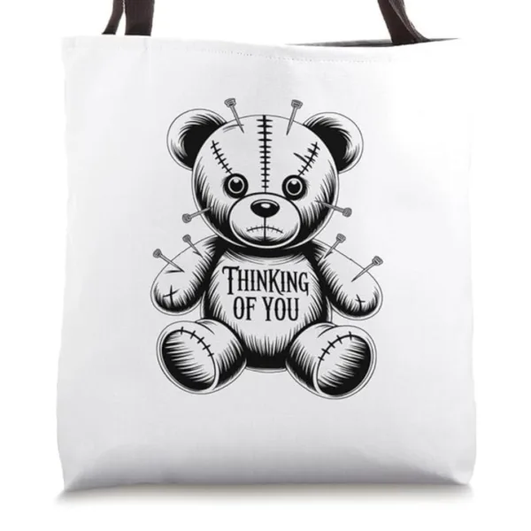 Thinking of You, Sarcastic Saying Graphic Tote Bag