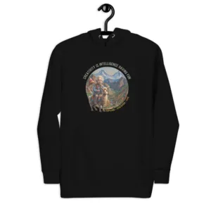 Explore, Discover and Live, Graphic Pullover Hoodie