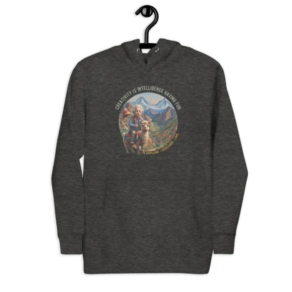 Explore, Discover and Live, Graphic Pullover Hoodie - Image 3