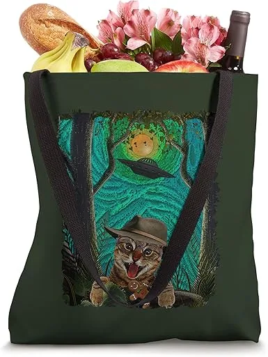 The Adventure Cat Graphic Tote Bag