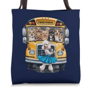 Dog Meeting Tote Bag Graphic: The Aesthetic Essential for Your Daily Survival Kit