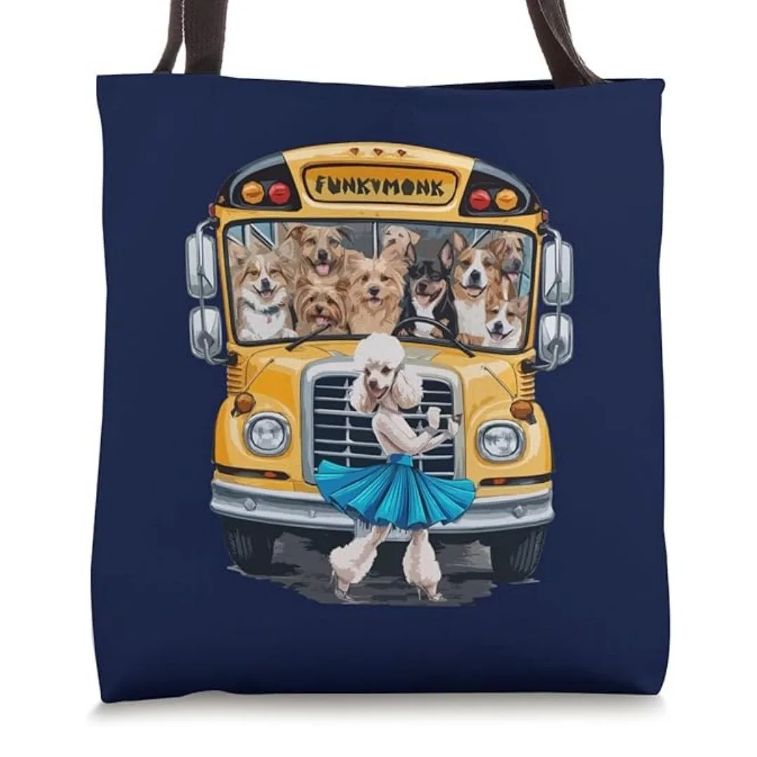 Dog Meeting Tote Bag Graphic: The Aesthetic Essential for Your Daily Survival Kit