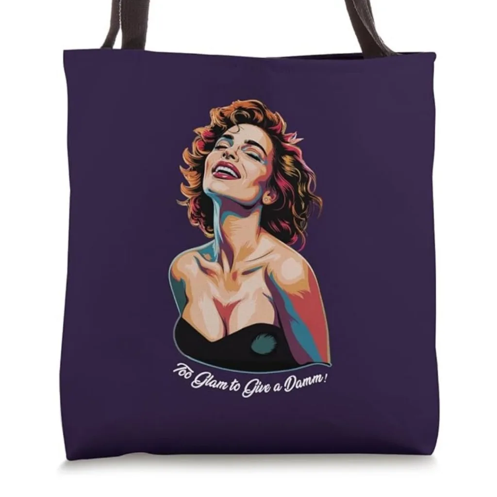 Too Glam to Give a Damm, The Perfect Canvas Tote Graphic